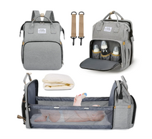 Cargar imagen en el visor de la galería, Mochila Cambiador Bebés Multifunción

