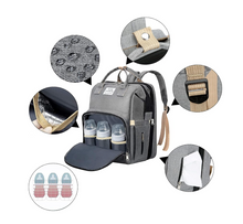 Cargar imagen en el visor de la galería, Mochila Cambiador Bebés Multifunción
