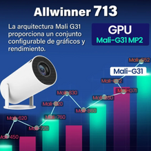 Cargar imagen en el visor de la galería, Mini Proyector portátil Android FullHD
