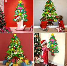 Cargar imagen en el visor de la galería, Árbol Navidad fieltro (32pcs)

