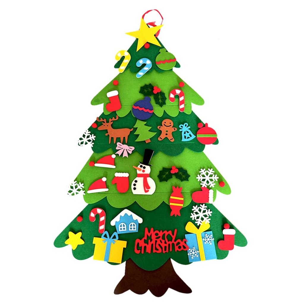 Árbol Navidad fieltro (32pcs)
