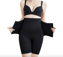 Cargar imagen en el visor de la galería, Faja Colombiana short Talla S/M Color negro
