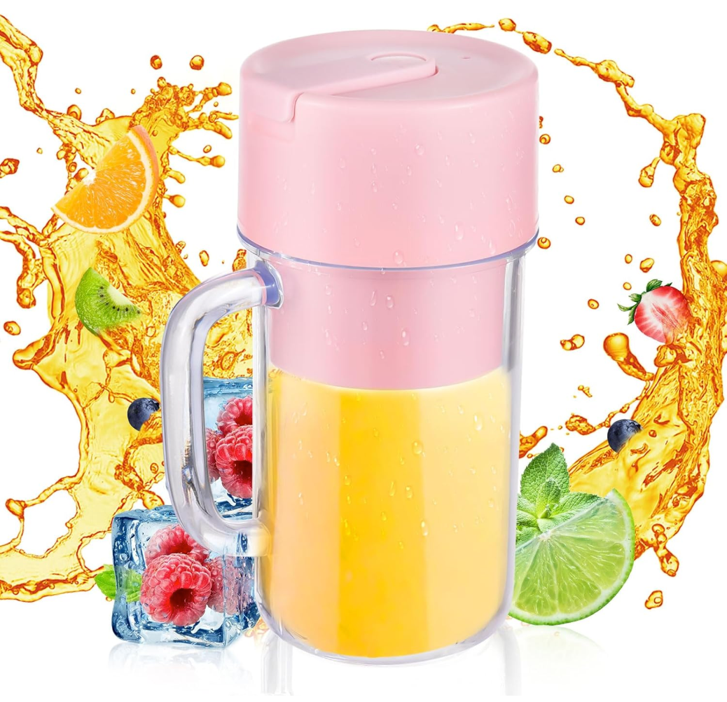 Batidora portátil con pajita