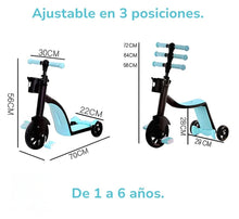 Cargar imagen en el visor de la galería, Patín Scooter 3 en 1
